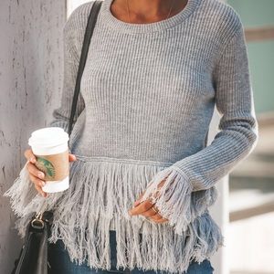 Vici Dolls Fringe sweater